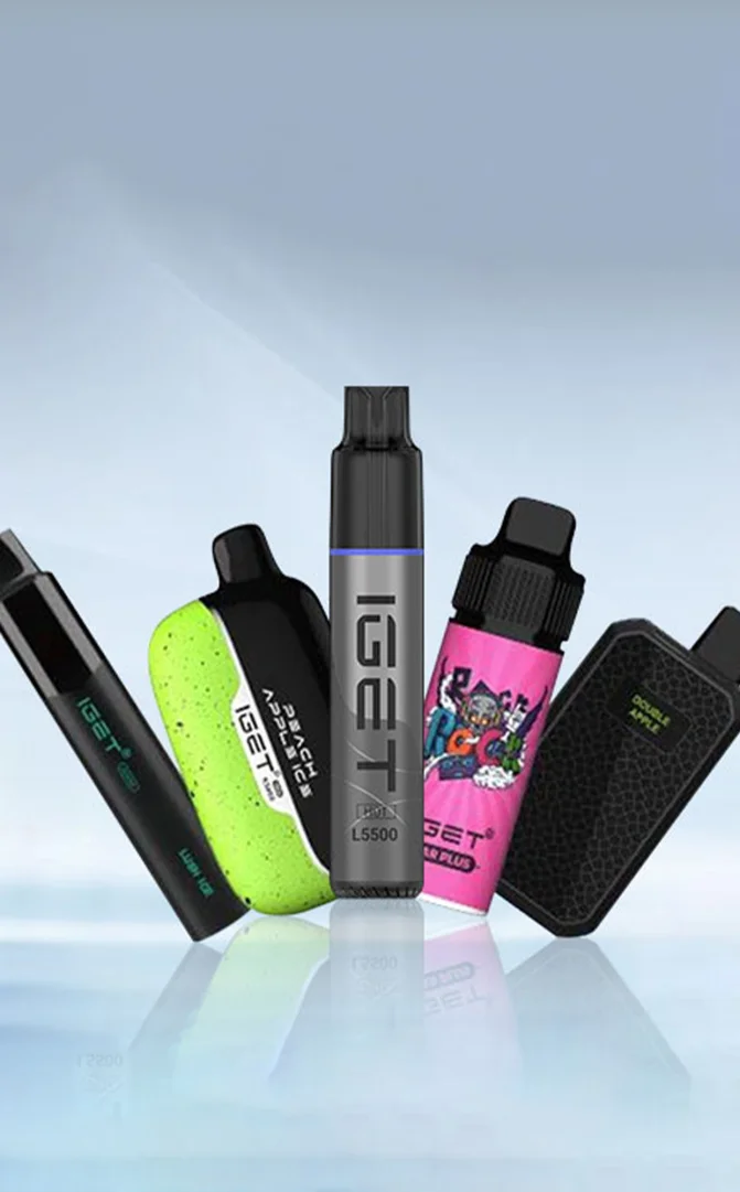 IGET vape options showing diverse range