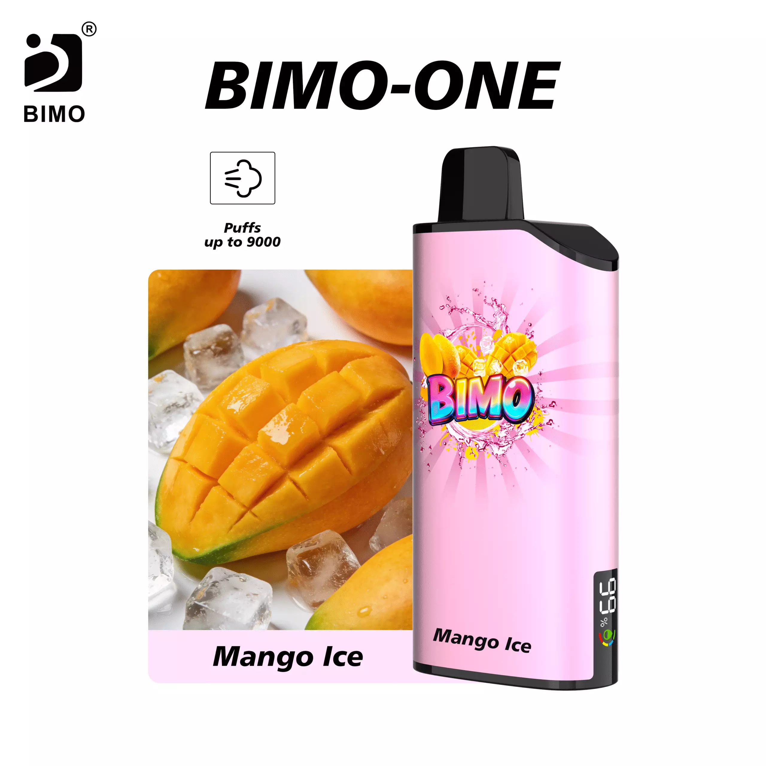 BIMO ONE 9000 Mango-Ice-scaled